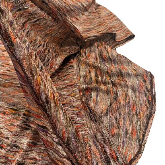 Free People Multicolor Knit Poncho Topper Boho Festival Cape Sweater Oversized S - Picture 5 of 15